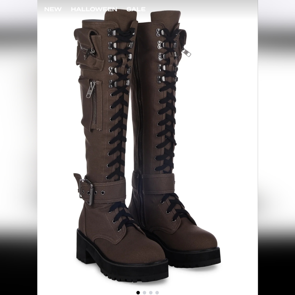 Sold Out Current Mood Cedar Obsidian Pocket Combat Boots